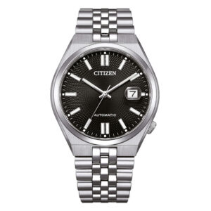 Orologio-Citizen-Tsuyosa-60-Automatico-40-mm-Acciaio-Quadrante-Nero-NK0020-55E