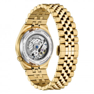 Orologio-Citizen-Tsuyosa-60-Automatico-40-mm-Placcato-Oro-Rosa-Quadrante-Blu-NK0023-57L-2