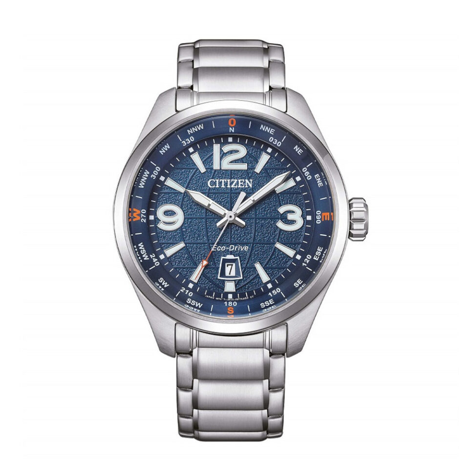 Orologio-Citizen-Uomo-Urban-Traveler-Eco-Drive-Acciaio-Quadrante-Blu-AW1830-88L.