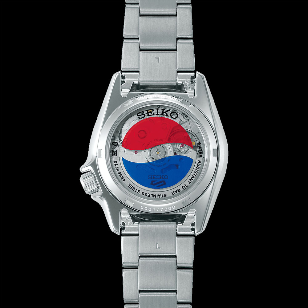 Orologio-Seiko-5-Sport-Pepsi-Automatico-Limited-Edition-7000-Pezzi-Bianco-Acciaio-SRPL99K1-1