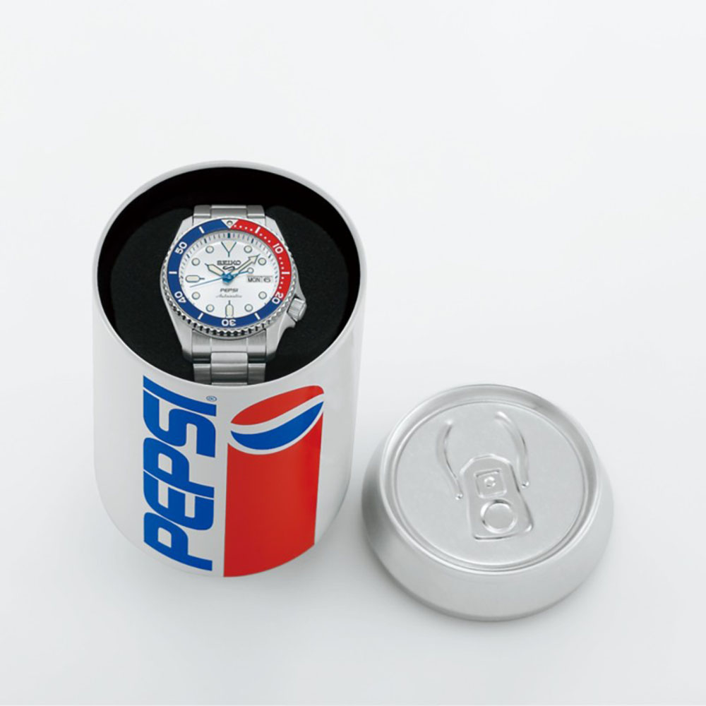 Orologio-Seiko-5-Sport-Pepsi-Automatico-Limited-Edition-7000-Pezzi-Bianco-Acciaio-SRPL99K1-3