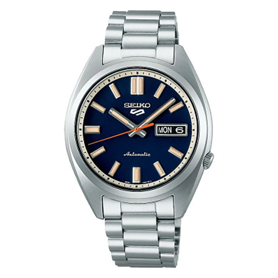 Orologio-Seiko-5-Sport-SNXS-Blu-Automatico-Unisex-Acciaio-SRPL55K1