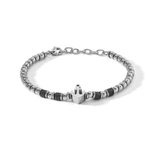 bracciale uomo acciaio con ancora comete ubr 1264