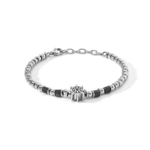 bracciale uomo acciaio con timone comete ubr 1266