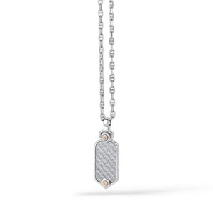 collana piastra uomo argento comete ugl 676