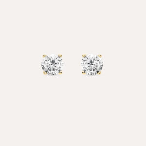 orecchini oro giallo punto luce baravelli o7b2b4