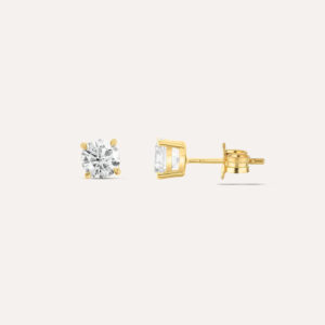 orecchini punto luce oro giallo 9 kt baravelli o7b2b