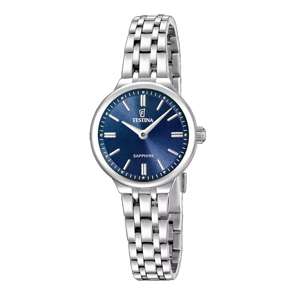 OROLOGIO-FESTINA-MADEMOISELLE-COLLECTION-Donna-Quadrante-Blu-Bracciale-ACCIAIO-F20744-5