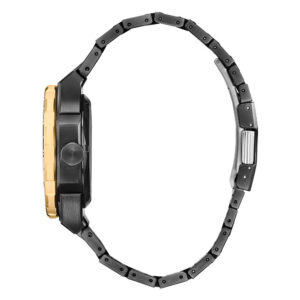 Orologio-Citizen-880 GMT Automatico Mechanical Limited Edition Bracciale Acciaio PVD nero Quadrante Fiocco di Neve NB6035-55H-1