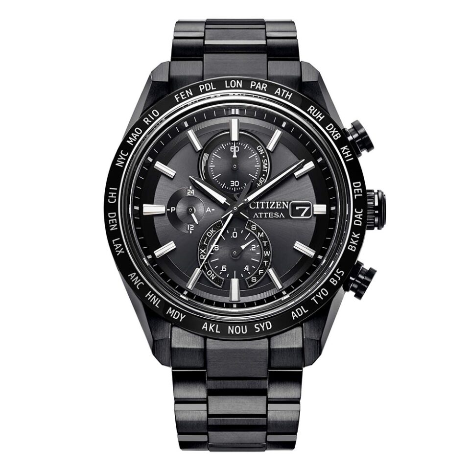 Orologio-Citizen-Attesa-Stratosphere-Sapphire-Bezel-Supertitanio-PVD-Nero-RadiocontrollatoAT8294-59E