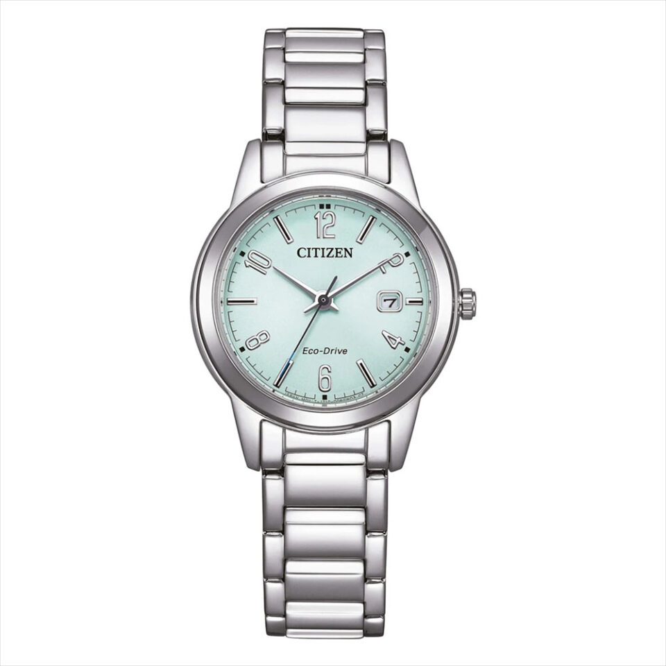 Orologio-Citizen-Eco-Drive-OF-Lady-Bracciale-Acciaio-Quadrante-Azzurro-FE1241-71X.