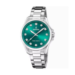 Orologio-FESTINA-SOLAR-ENERGY-ACCIAIO-INOSSIDABILE-316L-Quadrante-Verde-DONNA-F20654-3