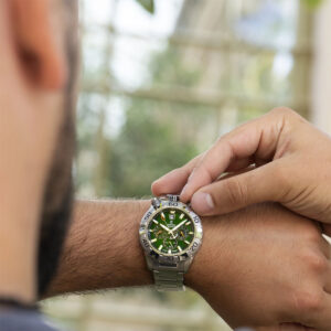 Orologio-Festina-Bullhead-Crono-Uomo-Quarzo-Bracciale-Acciaio-Quadrante-Verde-F20743-2-1