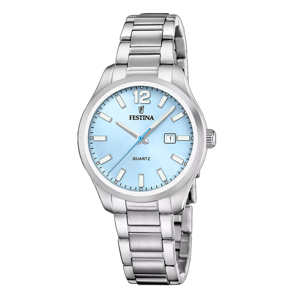 Orologio-Festina-Classics-Lady-34mm-Quadrante-Azzurro-bracciale-Acciaio-F20737-3