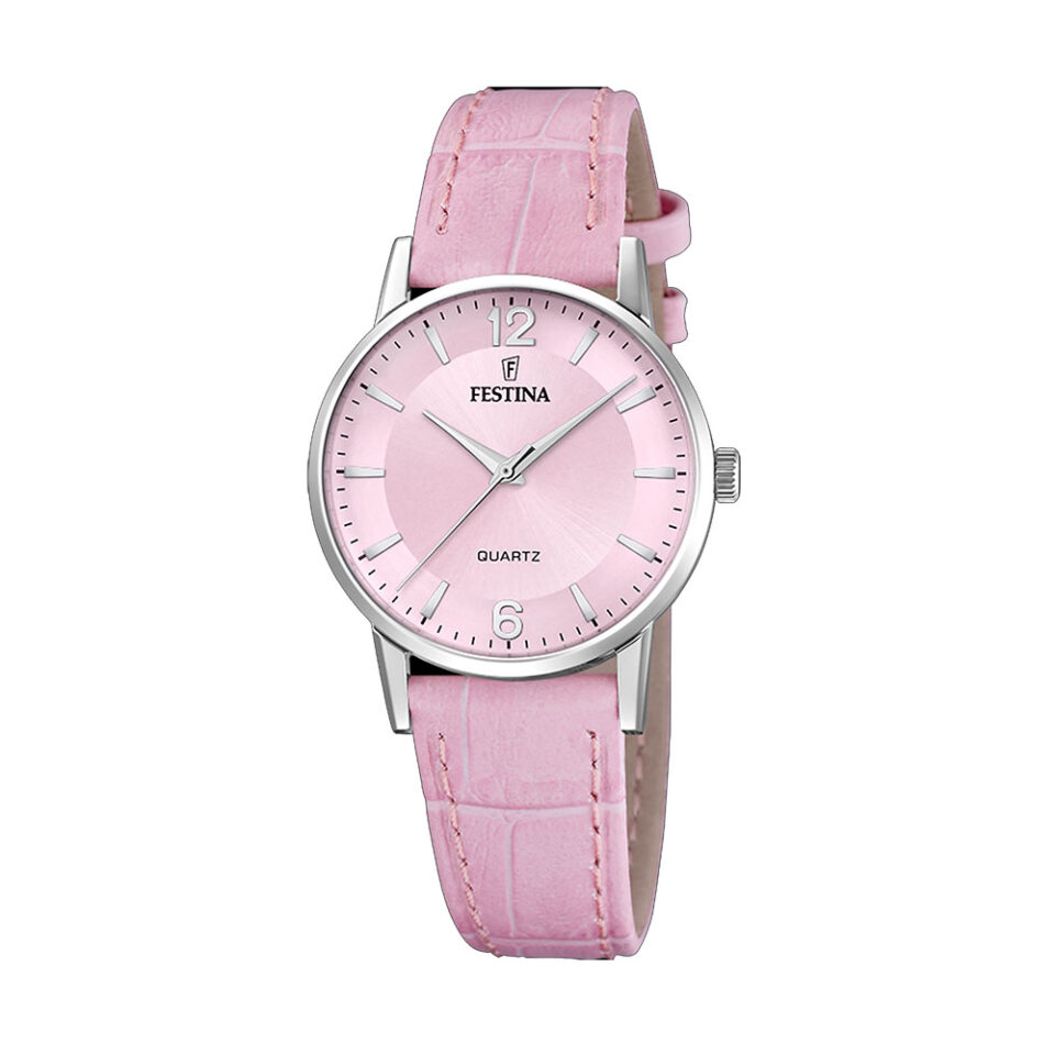 Orologio-Festina-Classics-Lady-Cassa-Acciaio-Quadrante-Cinturino-Pelle-Rosa-F20691-3