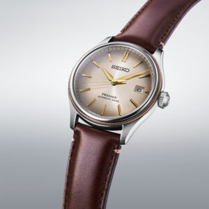 Orologio-Seiko-Presage-Classic-Series-Limited Edition Quadrante Marrone Cinturino Pelle-SPB529J1-1