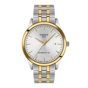 Orologio-Tissot-Classic-Dream-Automatico-Powermatic80-Uomo-40mm-Bracciale-Acciaio-PVD-Oro-Giallo-Quadrante-Silver-T158.407.22.031.00