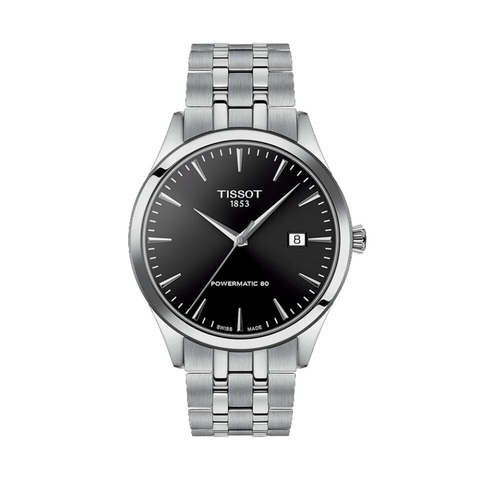 Orologio-Tissot-Classic-Dream-Automatico-Powermatic80-Uomo-40mm-Bracciale-Acciaio-Quadrante-Nero-T158.407.11.051.00.