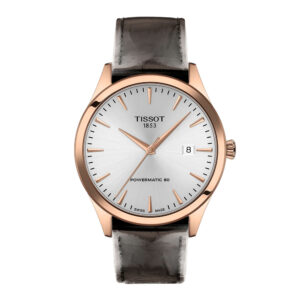 Orologio-Tissot-Classic-Dream-Automatico-Powermatic80-Uomo-40mm-Cinturino-Pelle-PVD-Oro-Rosa-Quadrante-Silver-T158.407.36.031.00