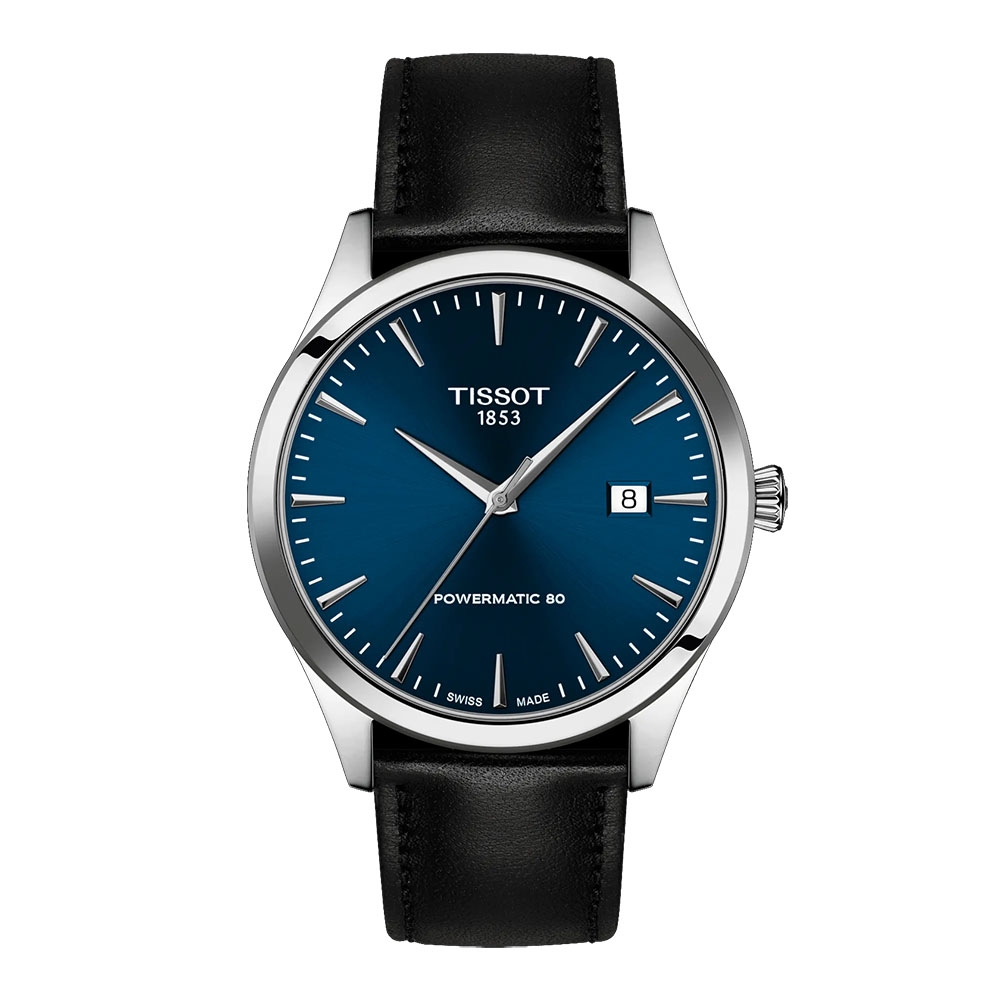 Orologio-Tissot-Classic-Dream-Automatico-Powermatic80-Uomo-40mm-Cinturino-Pelle-Quadrante-Blu-T158.407.16.041.00