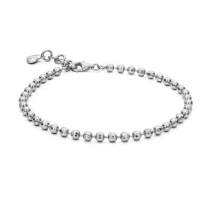 bracciale rosato a palline argento rzb012