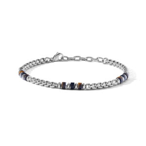 bracciale-uomo-acciaio-con-occhio-di-tigre-ed-onice-nera-comete-ubr-1270