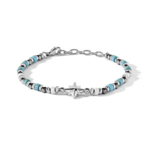 bracciale-uomo-acciaio-con-rosa-dei-venti-comete-turchese-aulite-ematite-ubr-1263