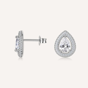 orecchini a goccia in argento 925 e zirconi rosato rzan21