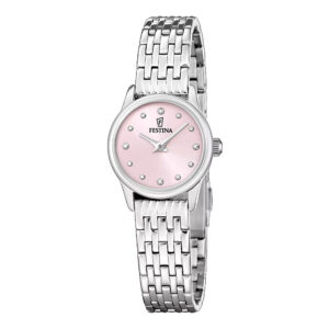 OROLOGIO-FESTINA-Lady-MADEMOISELLE-Quadrante-Rosa-Bracciale-ACCIAIO-23mm-F20749-2
