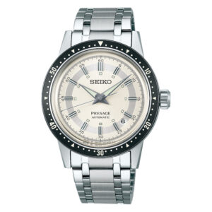 Orologio Seiko-Presage-Stile-60s-Bracciale-Acciaio-Quadrante-Silver-60esimo-anniversario-limited-Edition-SRPK61J1