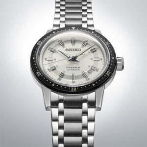 Orologio Seiko-Presage-Stile-60s-Bracciale-Acciaio-Quadrante-Silver-60esimo-anniversario-limited-Edition-SRPK61J1