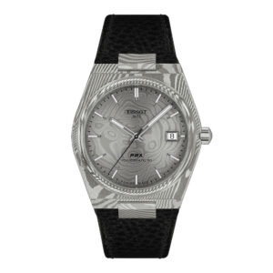 Orologio-Tissot-PRX-Automatico-38mm-Damascato-Acciaio-Marmorizzato-quadrante-grigio-Vetro-Zaffiro-T137.807.96.081.00