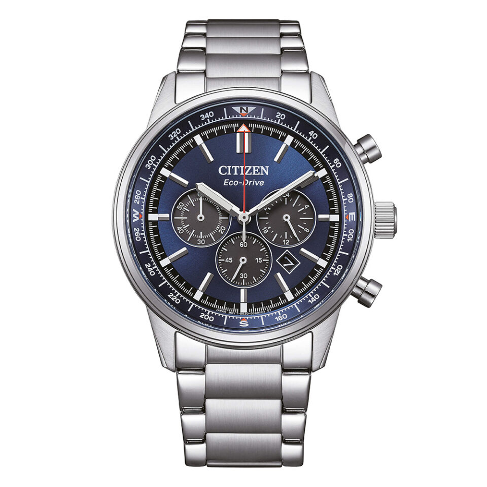 Orologio-Citizen-OF-Aviator-Crono-Bracciale-Acciaio-Quadrante-Blu-CA4720-52L