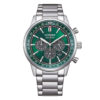 Orologio-Citizen-OF-Aviator-Crono-Bracciale-Acciaio-Quadrante-verde-CA4720-52X