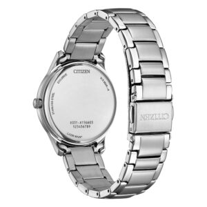 Orologio Citizen OF Eco Drive Lady Casual 34mm Bracciale Acciaio quadrante Bianco EM1220-58A-1