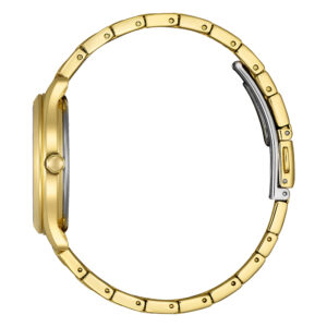 Orologio Citizen OF Eco Drive Lady Sporty 33mm PVD Oro Giallo Bracciale Acciaio quadrante Bianco FE6122-64A-2