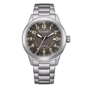 Orologio-Citizen-OF-Field-Uomo-39mm-Eco-Drive-Bracciale-Acciaio-quadrante-Nero-AW1870-59H