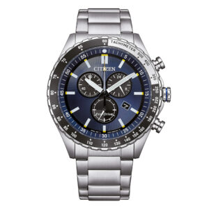 Orologio-Citizen-OF-Marine-Uomo-Crono-Bracciale-Acciaio-Quadrante-Blu-AT2569-80L.