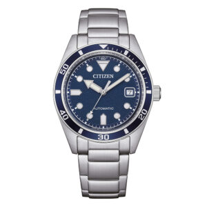 Orologio-Citizen-OF-Mechanical-Marine-38mm-Unisex-Automatico-Bracciale-Acciaio-Quadrante-Blu-NJ0228-51L.