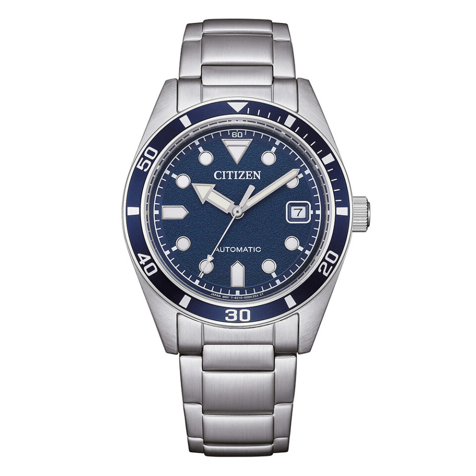 Orologio-Citizen-OF-Mechanical-Marine-38mm-Unisex-Automatico-Bracciale-Acciaio-Quadrante-Blu-NJ0228-51L.