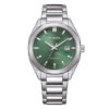 Orologio-Citizen-OF-Metropolitan-Eco-Drive-Unisex-38mm-Bracciale-Acciaio-Quadrante-Verde-BM7620-83Y.