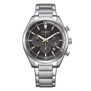 Orologio-Citizen-OF-Sport-Crono-Uomo-39mm-Bracciale-Acciaio-Quadrante-NeroTexturizzato-CA4700-50E.