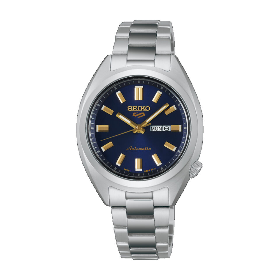 Orologio-Seiko-5-Sports-Lady-32mm-Bracciale-Acciaio-Quadrante-Blu-SRE021K1.