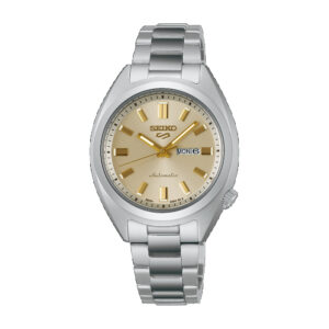 Orologio-Seiko-5-Sports-Lady-32mm-Bracciale-Acciaio-Quadrante-Giallo-SRE023K1