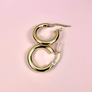 orecchini anelle cerchio oro giallo O1S2OB