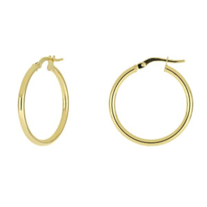 orecchini cerchio oro giallo baravelli O1R2OD