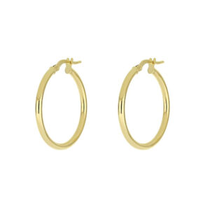 orecchini donna cerchio oro giallo baravelli O1R2OD