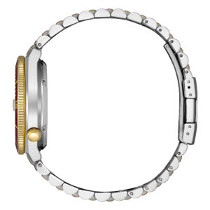 Orologio Citizen Tsuyosa Automatico Uomo Bracciale Acciaio Bicolore Quadrante Rosso NJ0234-58X-2