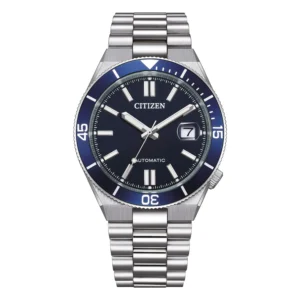 orologio uomo citizen new tsuyosa nj0230-59l quadrante blu