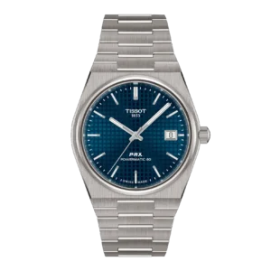 orologio tissot prx 38 mm powermatic 80 titanio blu t137.807.44.041.00